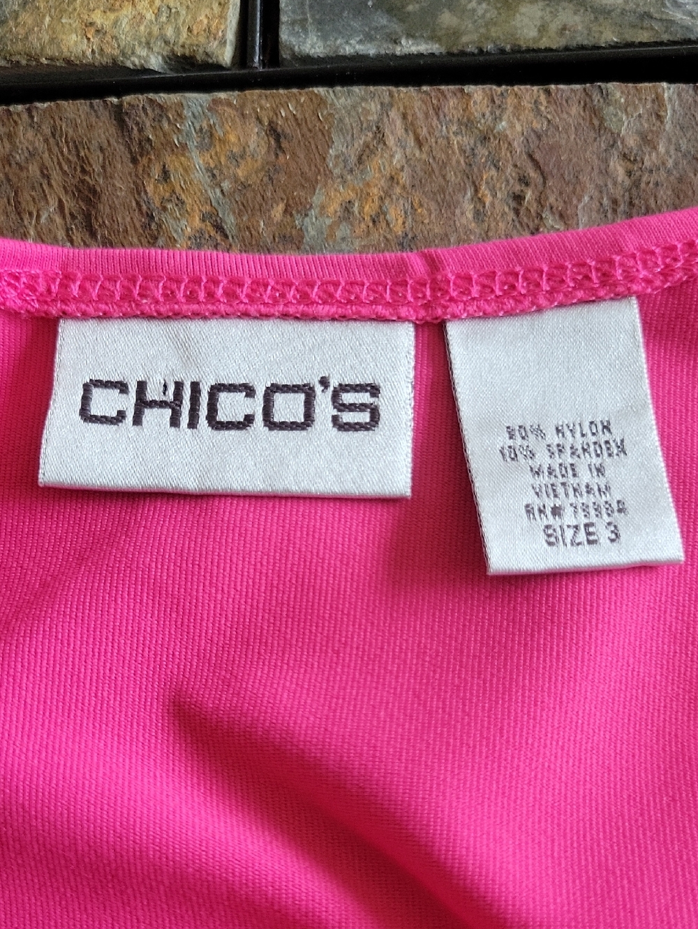 Chico's Tank Top, 3 = L/XL, Pink - Picture 7 of 11